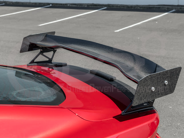 2024-UP FORD MUSTANG S650 COUPE | APR STYLE CARBON FIBER REAR HIGH WING SPOILER